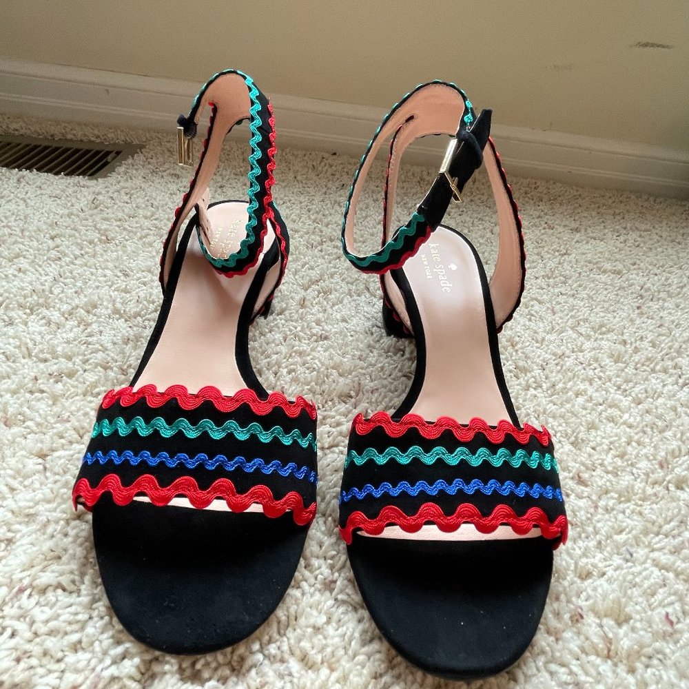 Kate Spade low Black Heel